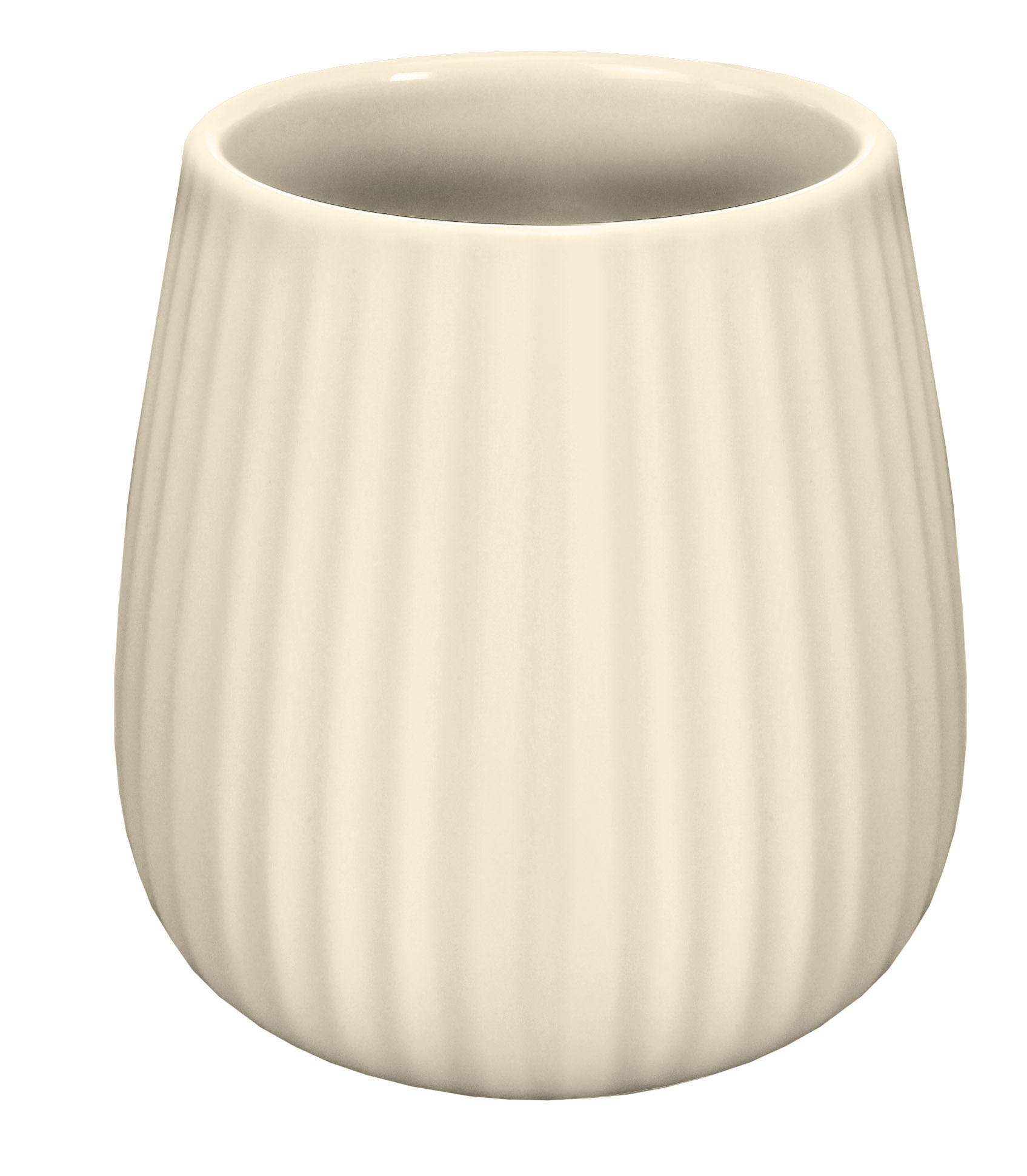 Kleine Wolke Groove kubek na szczoteczki stojący kamionka beż 8091291852 - Wysyłka w 24h