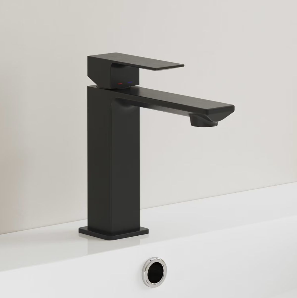 Kronenbach Quara 3.0 Black bateria umywalkowa stojąca czarny mat KB100351C11 - Wysyłka w 24h