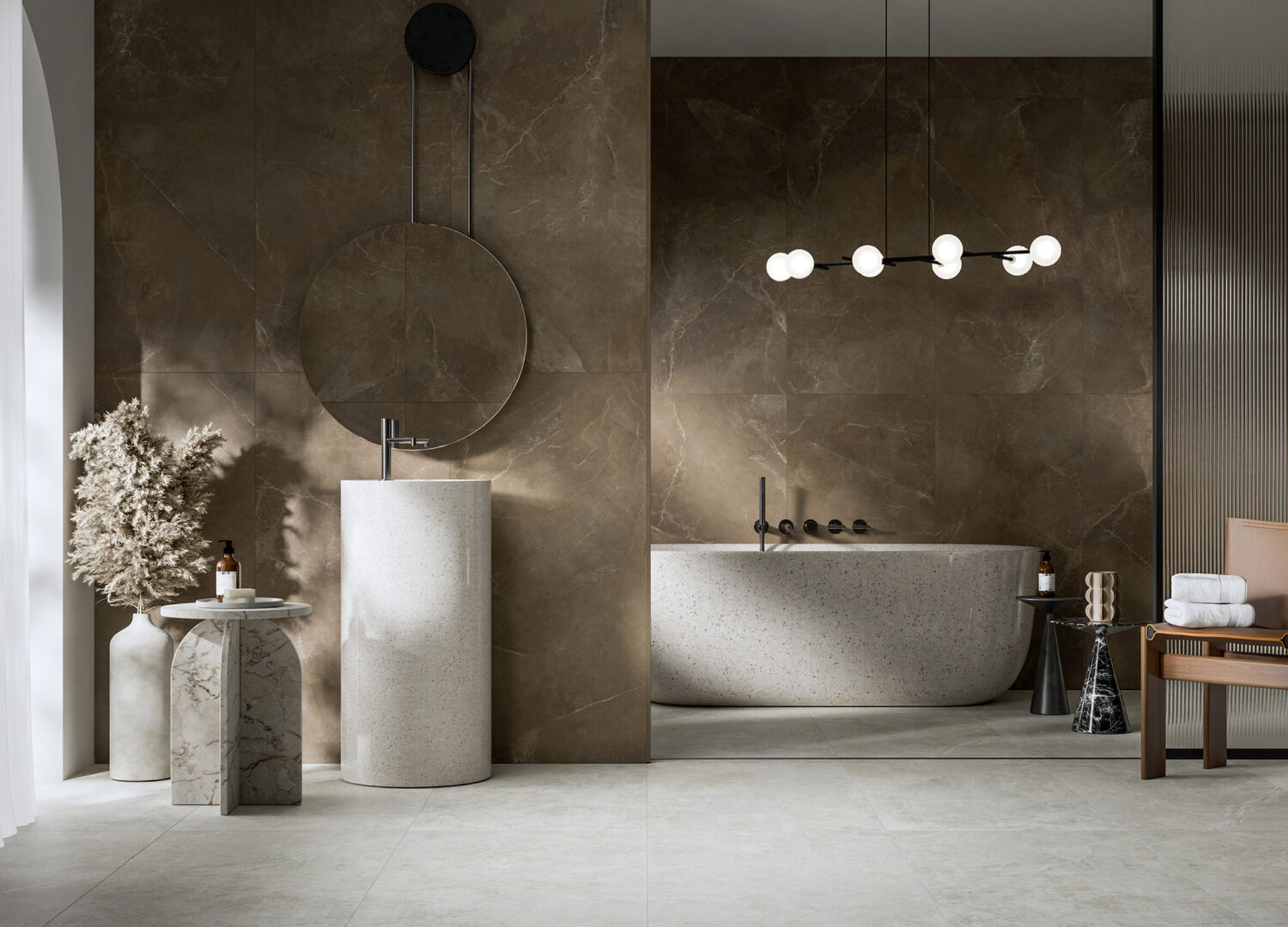 Cerrad Softstone płytka ścienno-podłogowa 119,7x119,7 cm brązowa