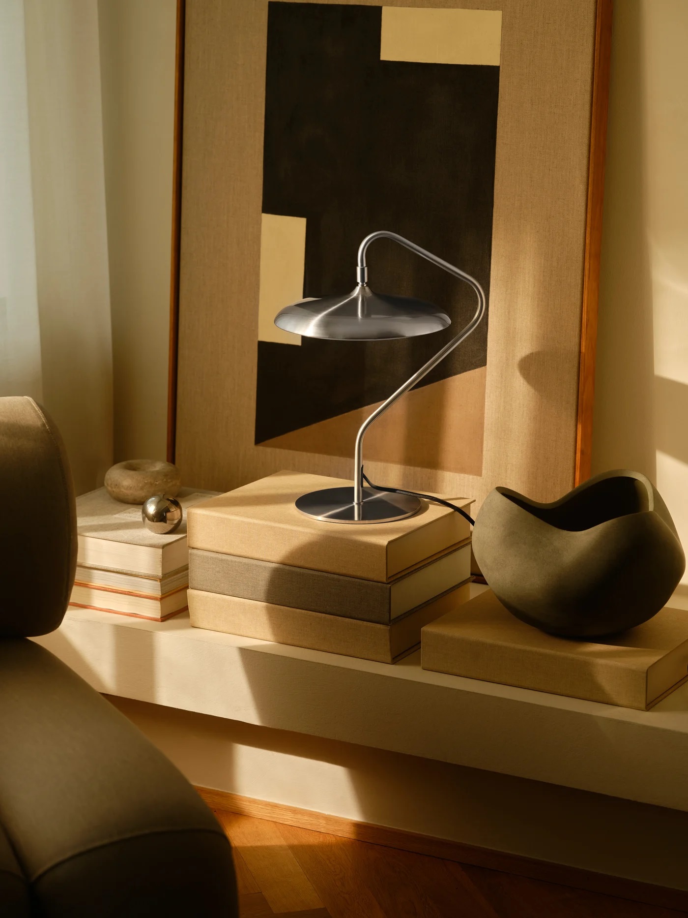 Nordlux Artist lampa biurkowa 1x15 W stal nierdzewna 2520035034