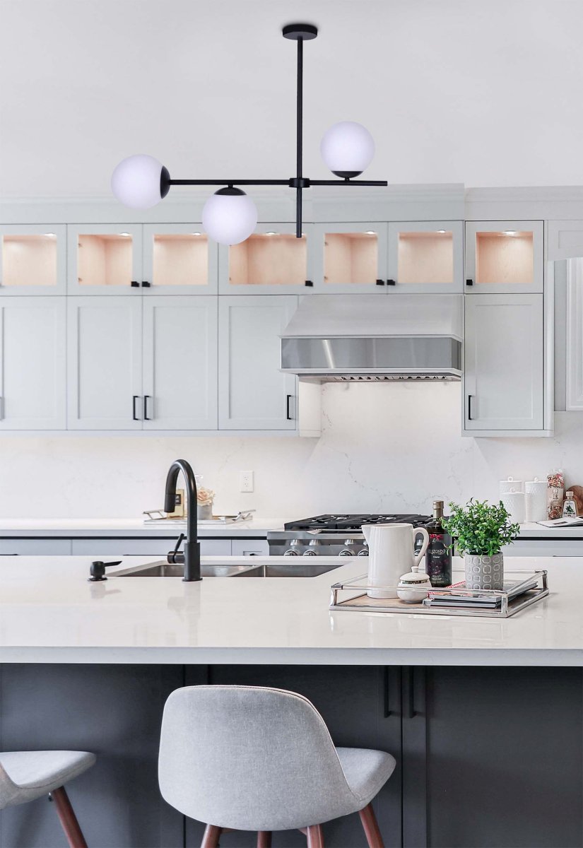 Kaja Vuelta lampa podsufitowa 3x40 W biała-czarna K-4735