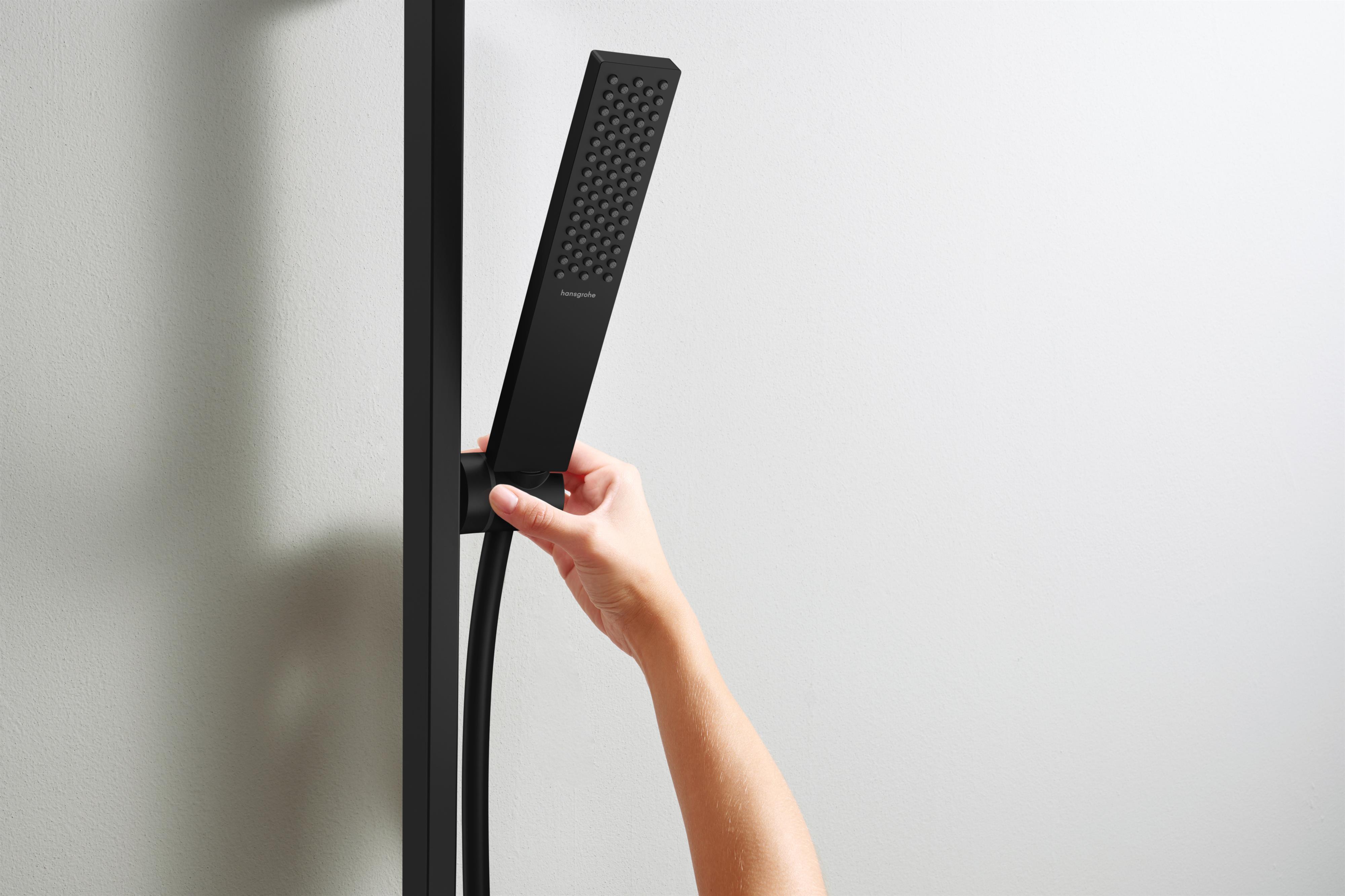 Hansgrohe Pulsify E słuchawka prysznicowa EcoSmart+ czarny mat 24321670