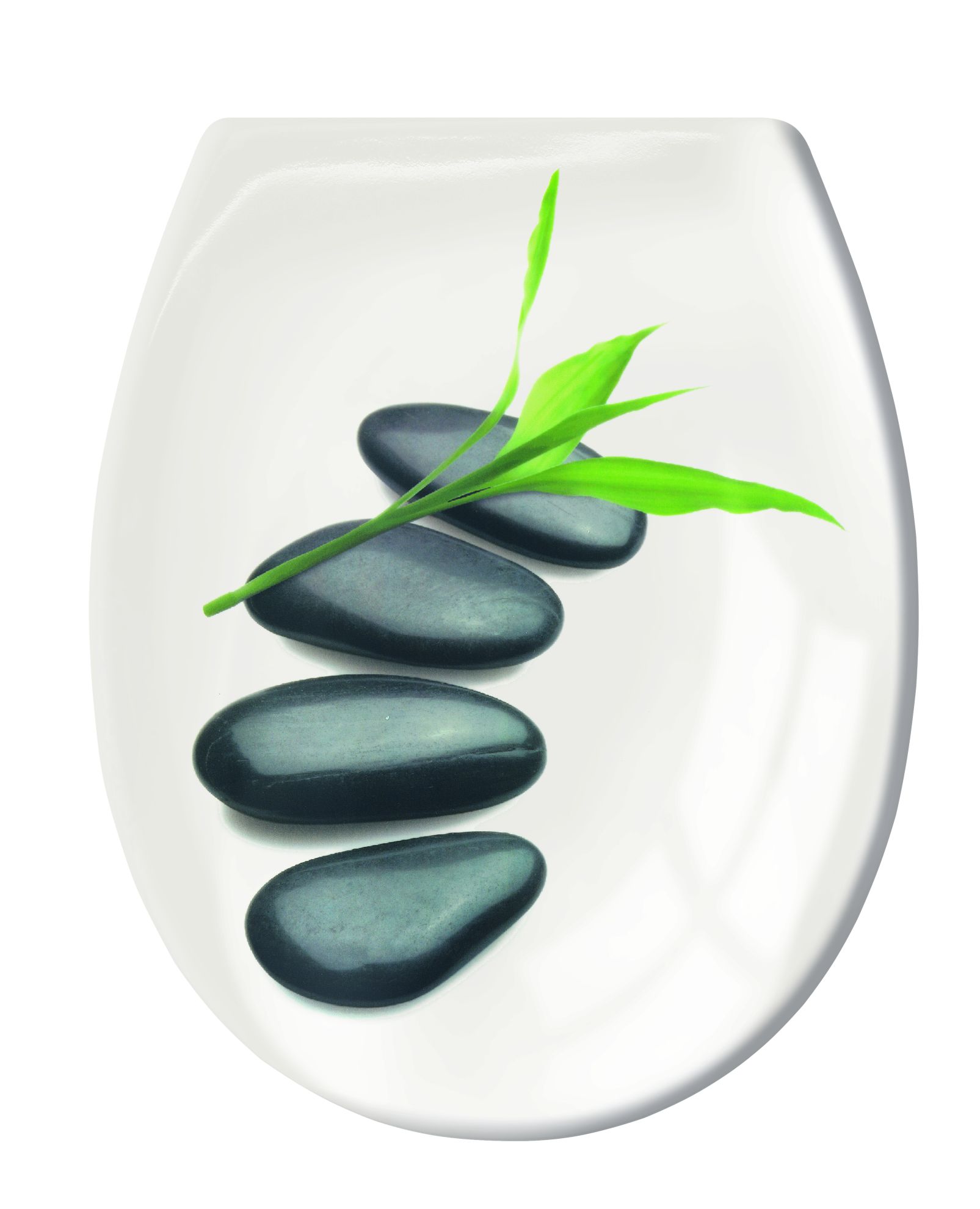 Kleine Wolke Zen deska sedesowa uniwersalna wolnoopadająca biały/wzór 1825148075 - Wysyłka w 24h