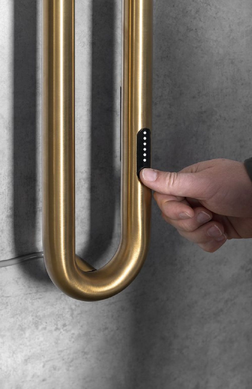 Sapho Duopasso grzejnik elektryczny 170x12,2 cm złoty mat ER830 - Wysyłka w 24h