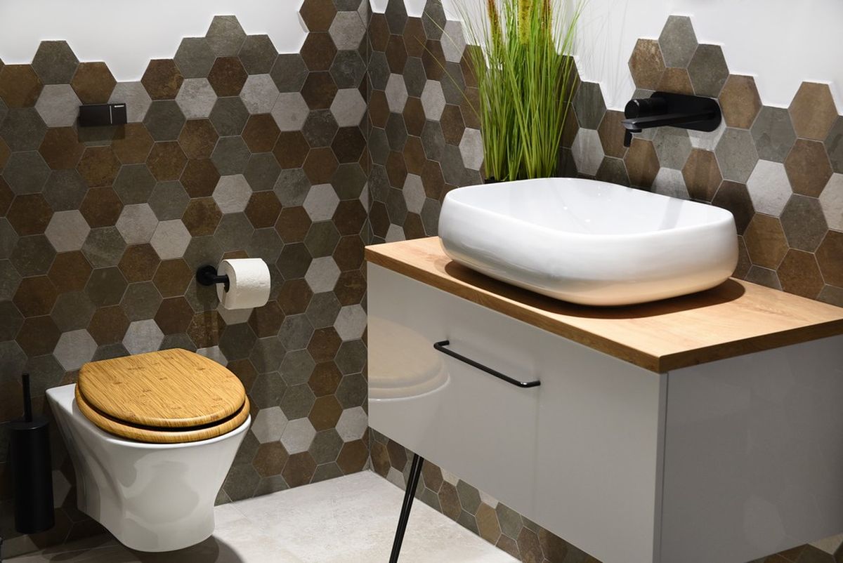 AWD Interior Bamboo deska sedesowa wolnoopadająca brązowa AWD02181598 - Wysyłka w 24h