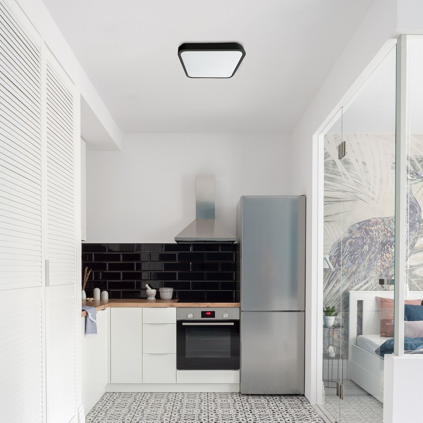 Rabalux Alenzo plafon 1x36 W biały-czarny 71433 - Wysyłka w 24h