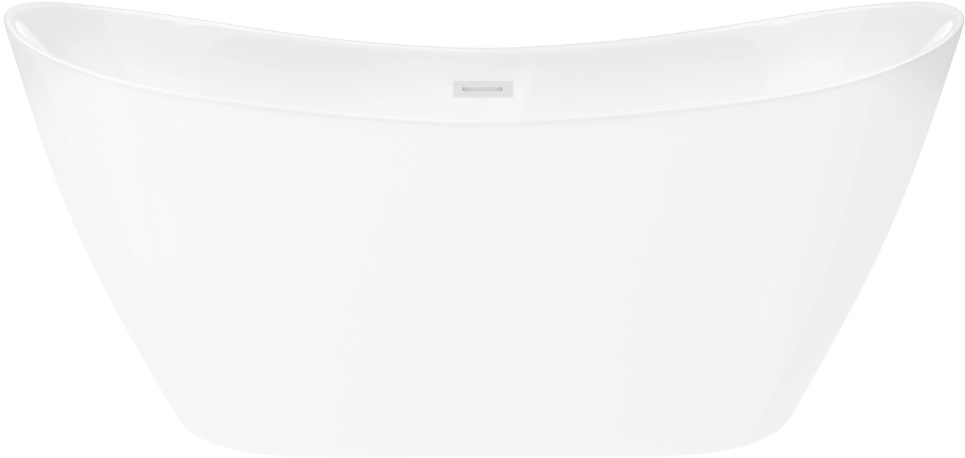 Corsan Nauti wanna przyścienna 170x77 cm owalna biała E043XLWH