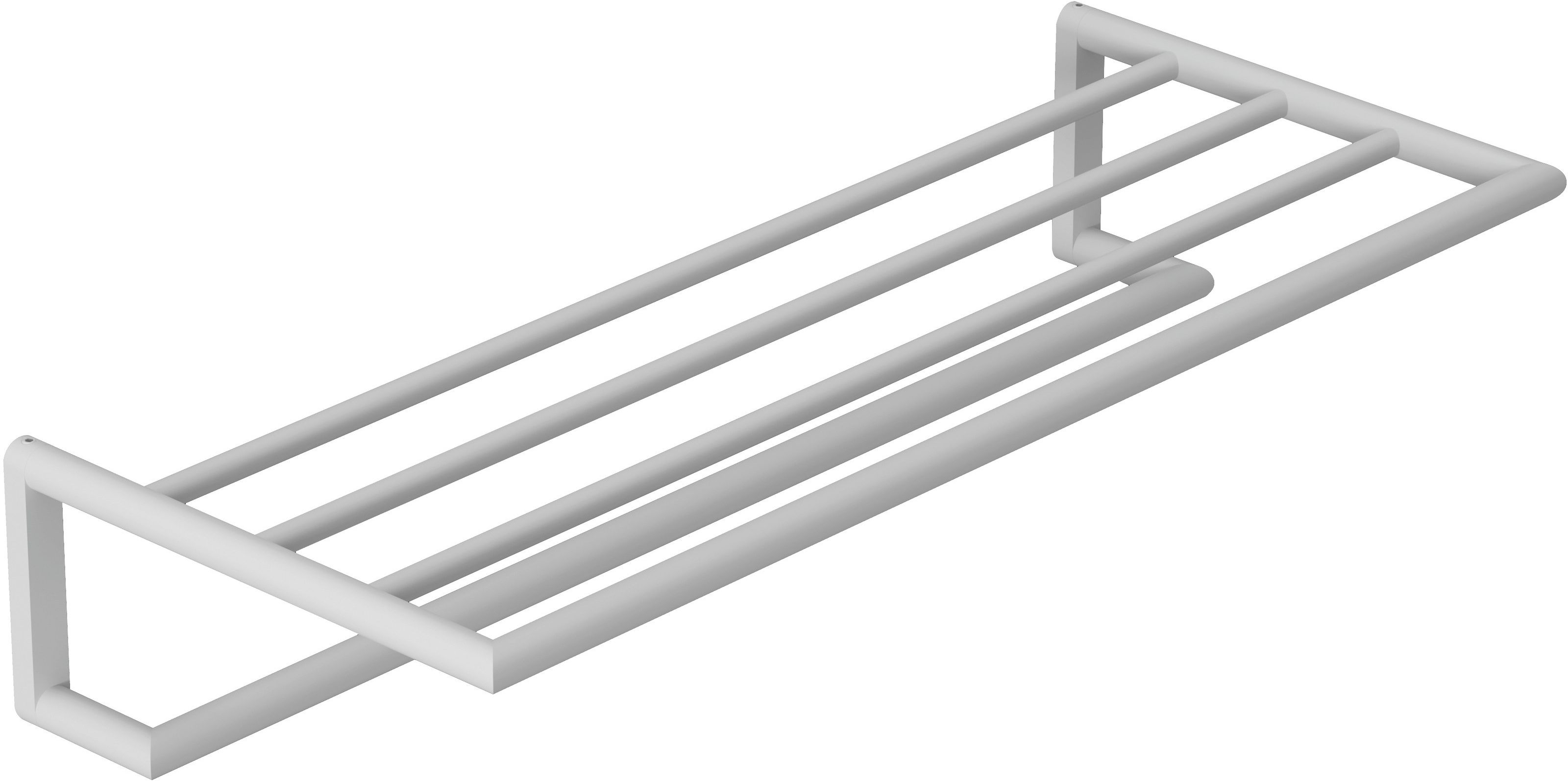 Kludi Vela R wieszak na ręcznik z półką 60 cm biały mat 5898953