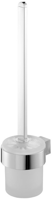 Bisk Futura silver szczotka toaletowa chrom 02986 - Wysyłka w 24h