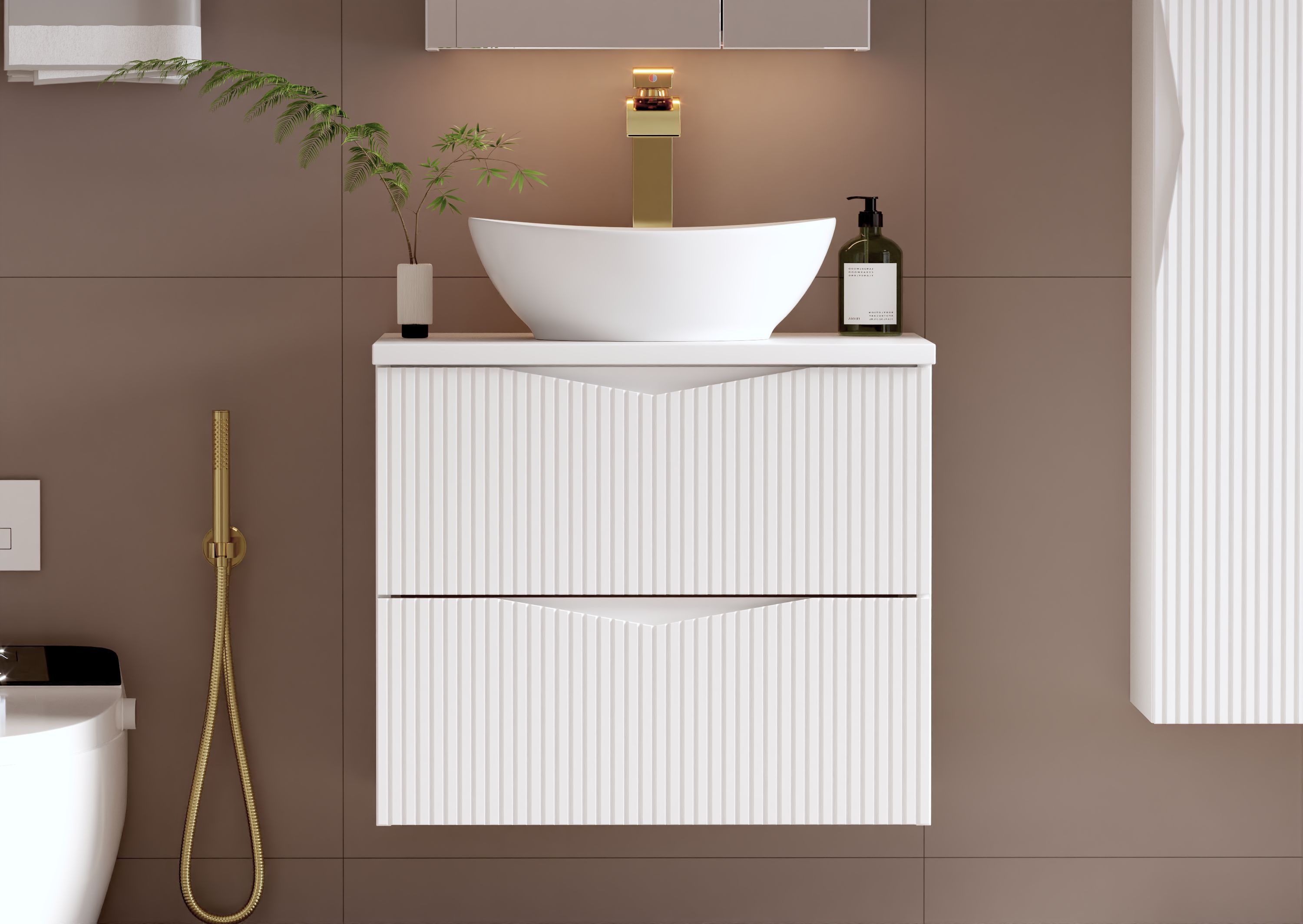 Megstyl blat 60x46 cm biały 2031