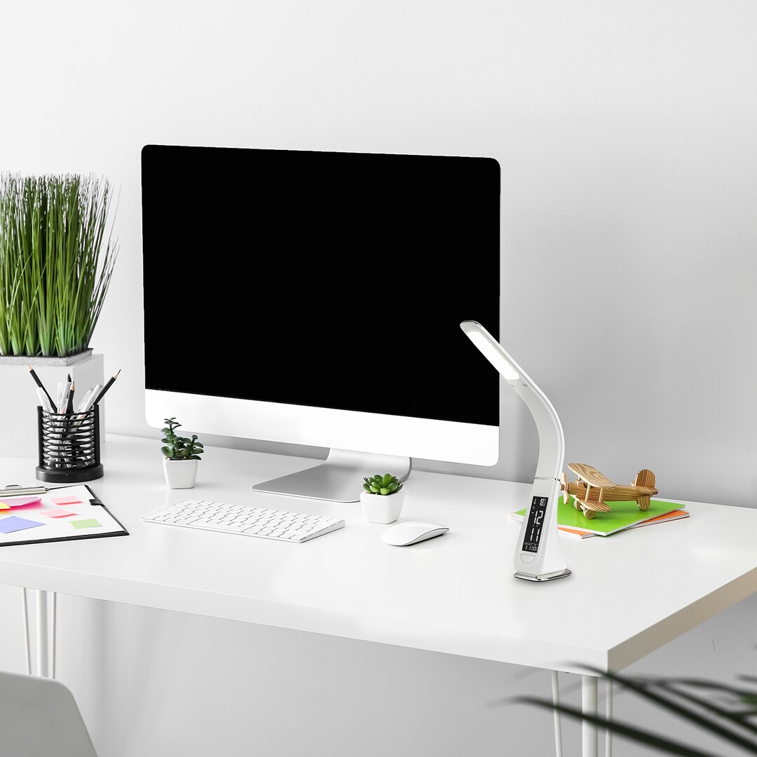 Rabalux Lionel lampa biurkowa 1x5 W biała 3516