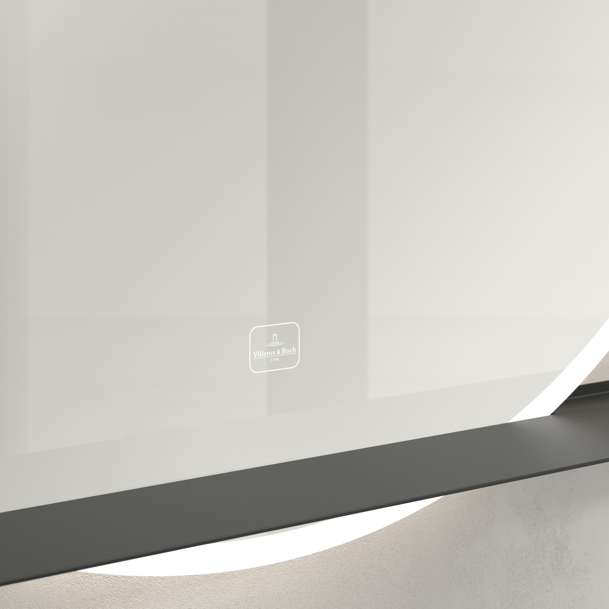 Villeroy & Boch More to See Lite półka 85 cm czarna C5548500