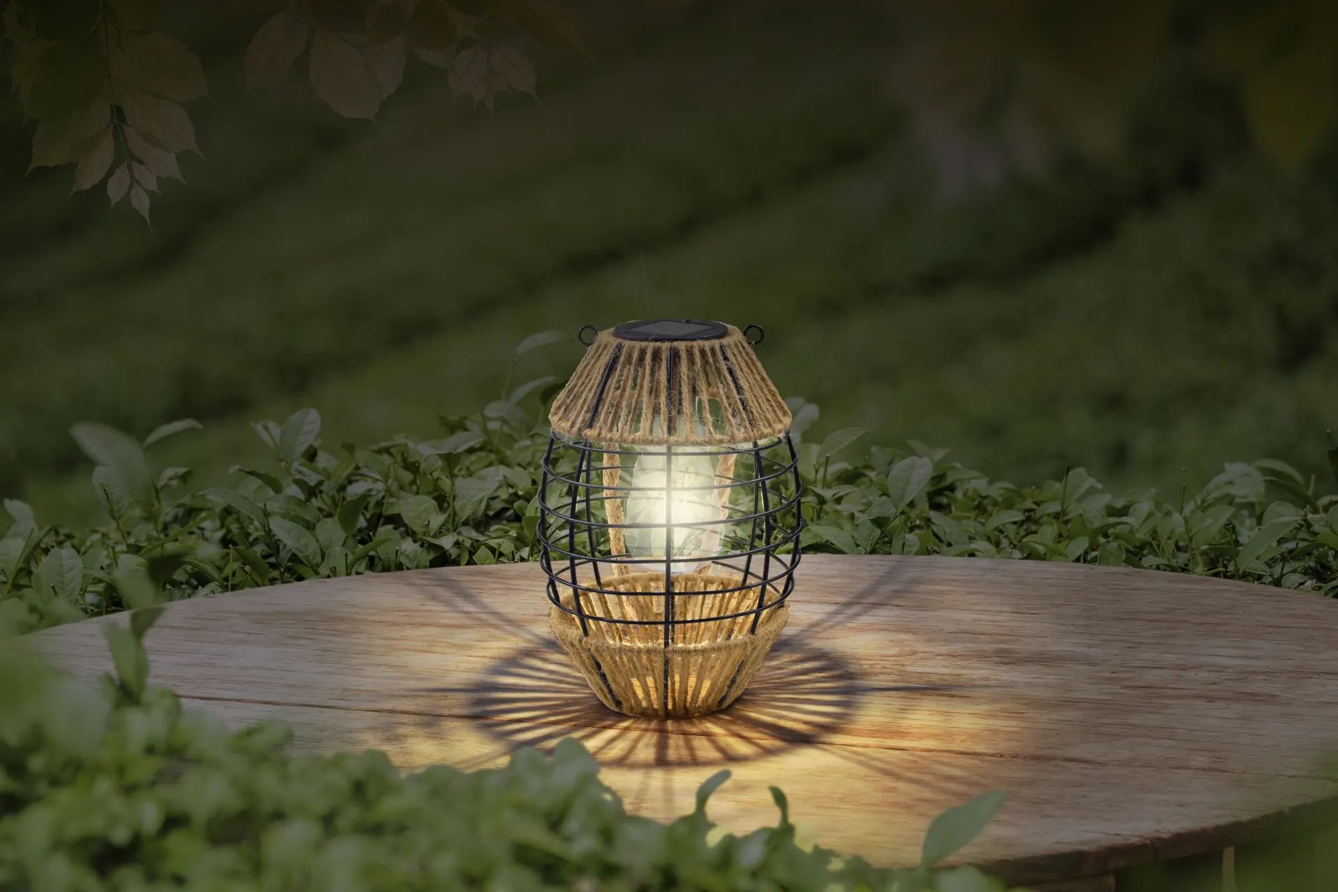 Globo Lighting Solar lampa solarna stołowa 1x2 W czarny 36669