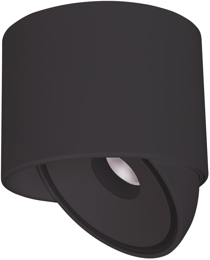 MaxLight Vector lampa podsufitowa 1x10 W czarna C0266