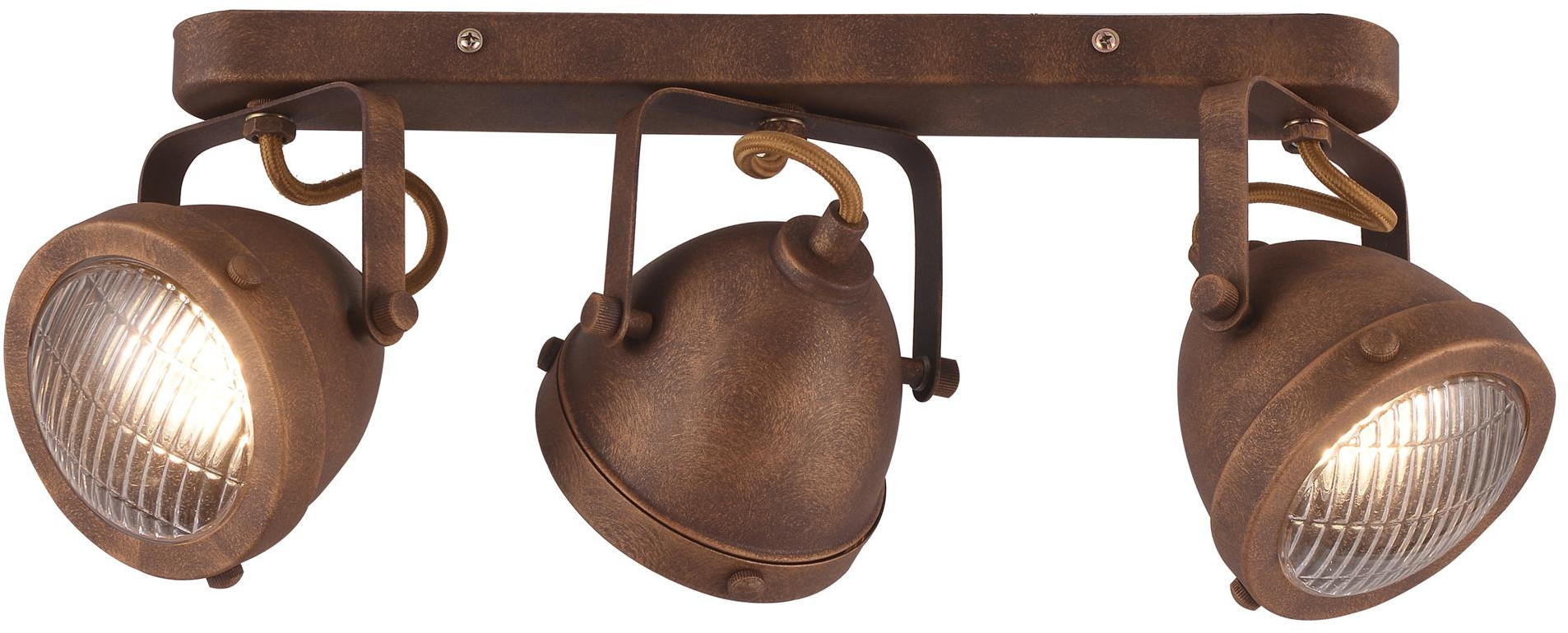 Candellux Frodo lampa podsufitowa 3x40W rdzawy 93-71088 - Wysyłka w 24h