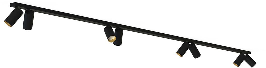 Nowodvorski Lighting Mono lampa podsufitowa 8x10 W czarna 7698