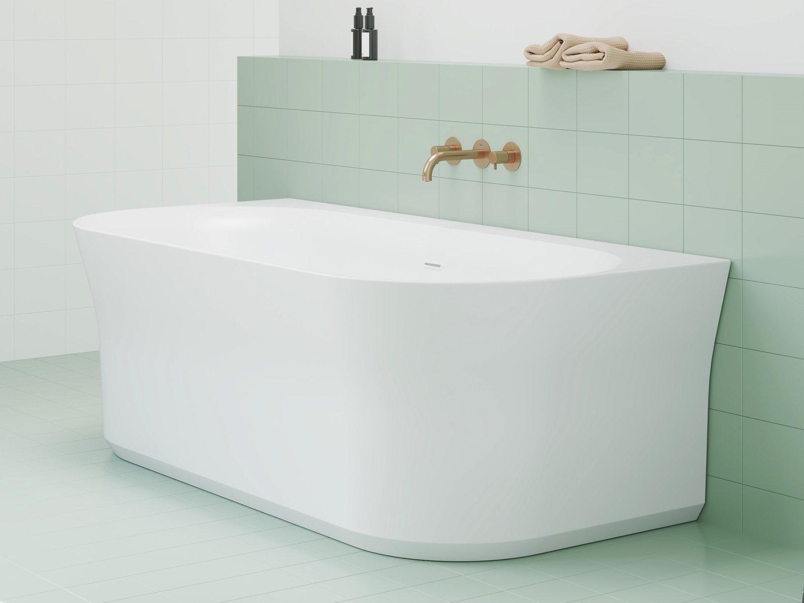 Ravak Espirit bateria wannowo-prysznicowa podtynkowa ES 021.60 GB różowe złoto X070351