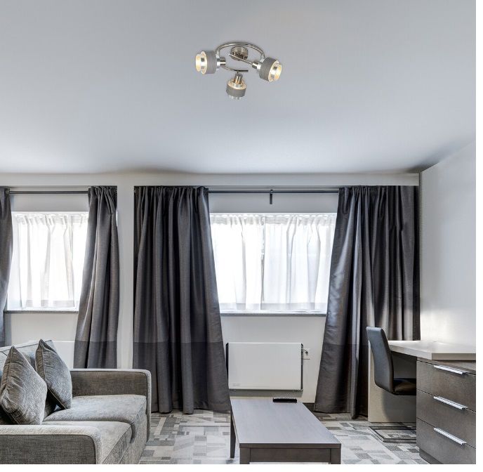 Rabalux Basil lampa podsufitowa 3x10 W chrom-szara-satyna 5381