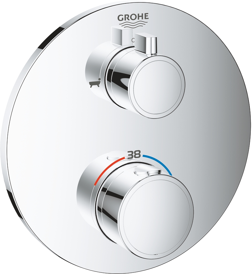 Grohe Grohtherm bateria wannowo-prysznicowa podtynkowa termostatyczna chrom 24077000