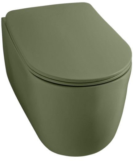 Kerasan Nolita deska sedesowa wolnoopadająca zielony mat 539111