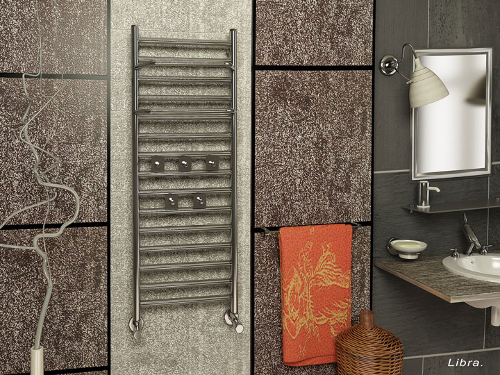 Imers Libra grzejnik łazienkowy drabinkowy 100x43 cm chrom G01043010003