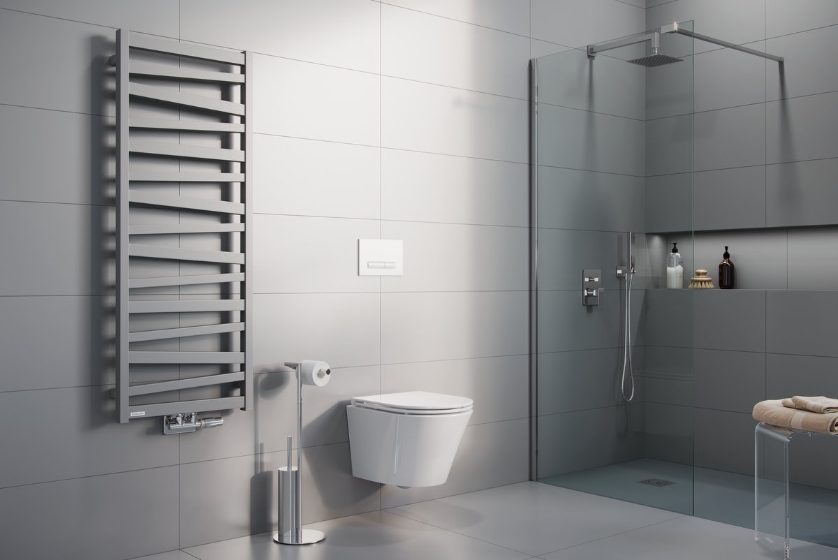 Excellent Italic grzejnik łazienkowy dekoracyjny 130,5x50 cm szary GREX.IT131.GR - Wysyłka w 24h