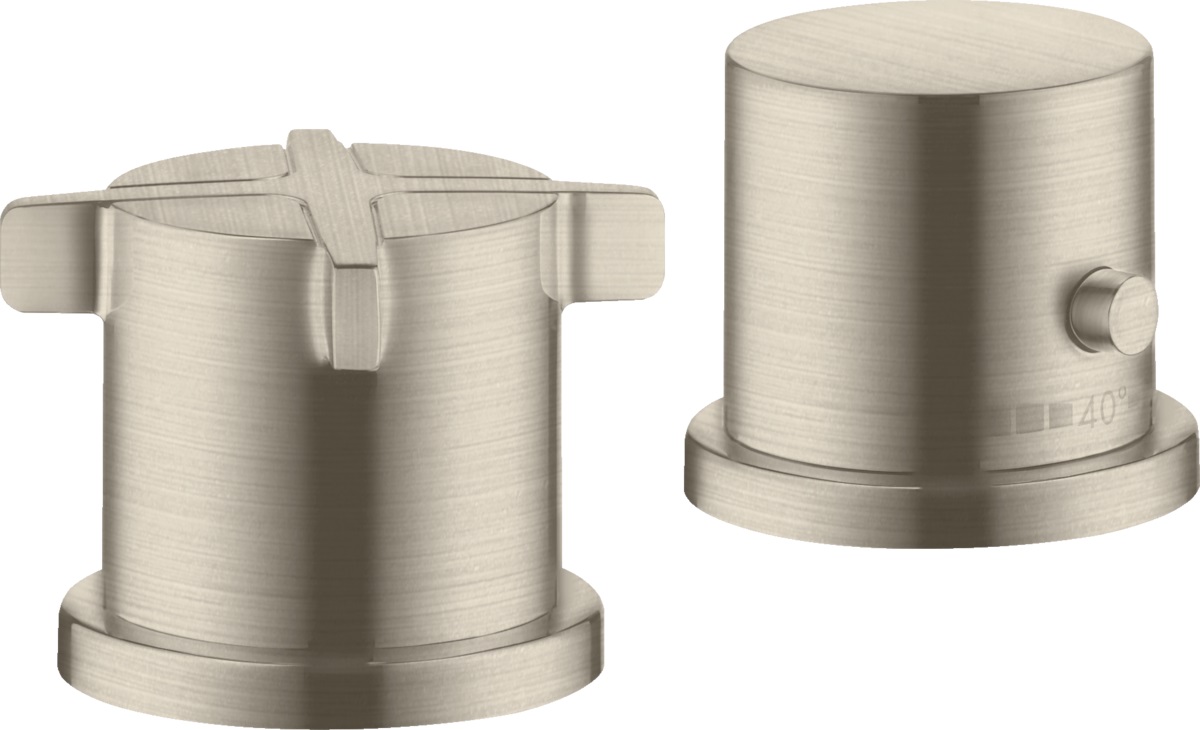 Axor Citterio E bateria wannowo-prysznicowa 2-otworowa termostatyczna nikiel szczotkowany 36412820