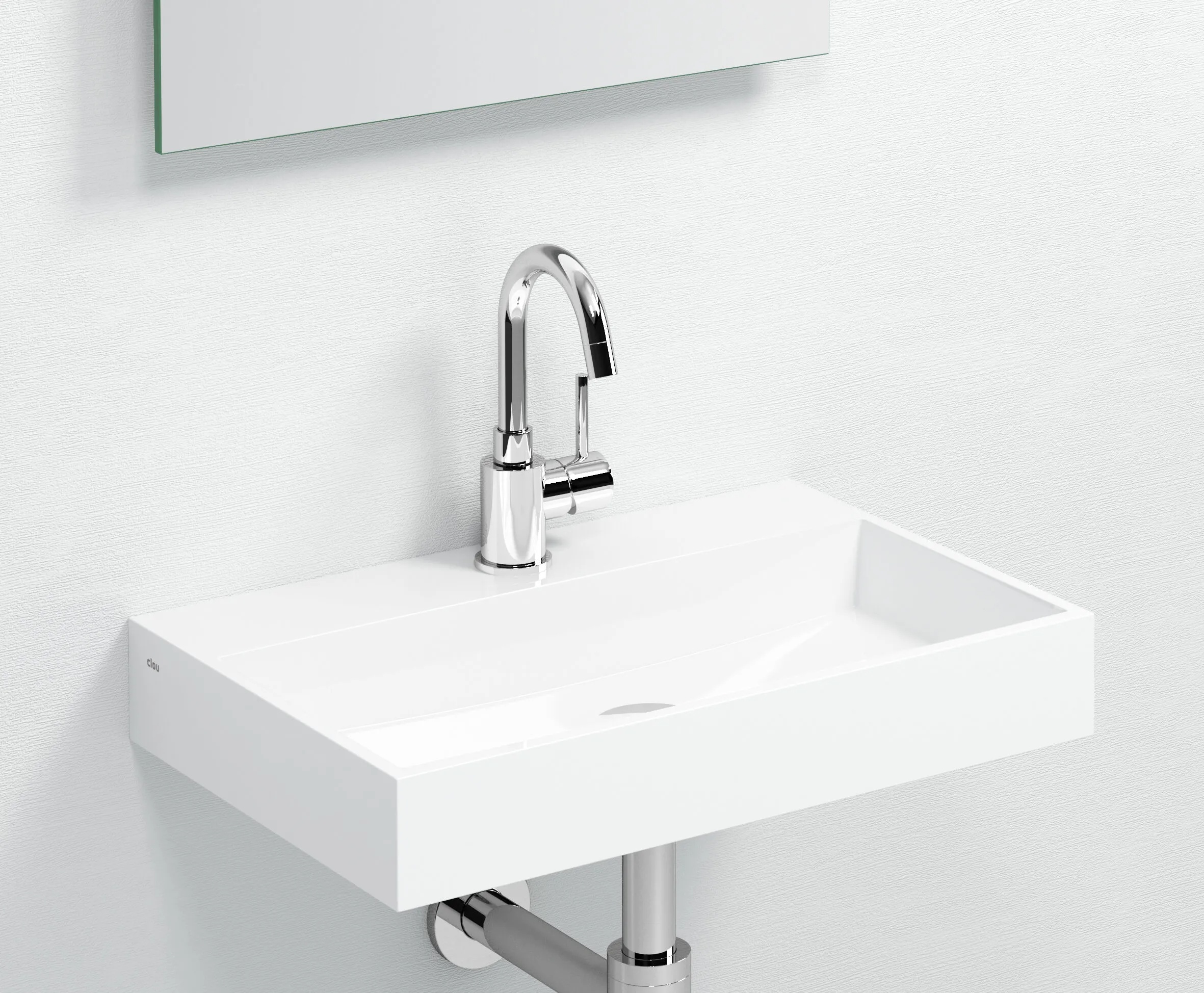 Clou Xo bateria umywalkowa stojąca chrom CL/06.14001.29