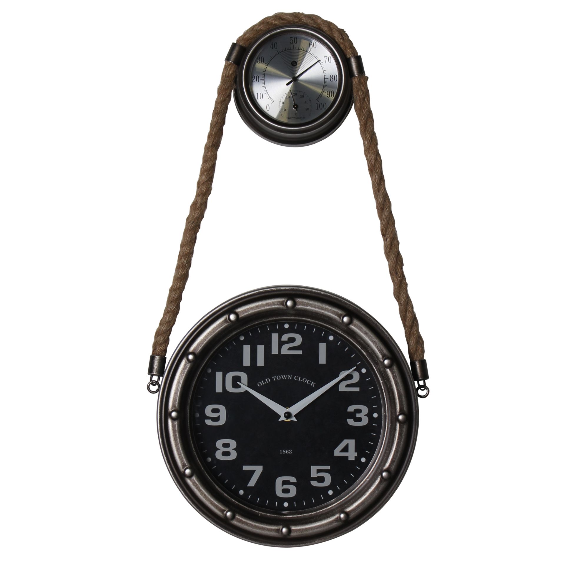 Splendid Dorm zegar ścienny czarny AZ-DORM