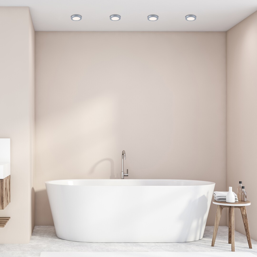 Rabalux Coco plafon 1x3W LED srebrny/biały 5275