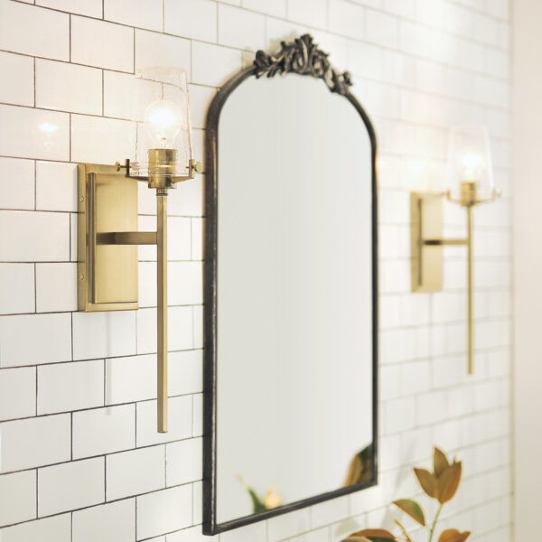 Elstead Lighting Alton kinkiet 1x40 W szczotkowany mosiądz KL-ALTON1-BATH-BB