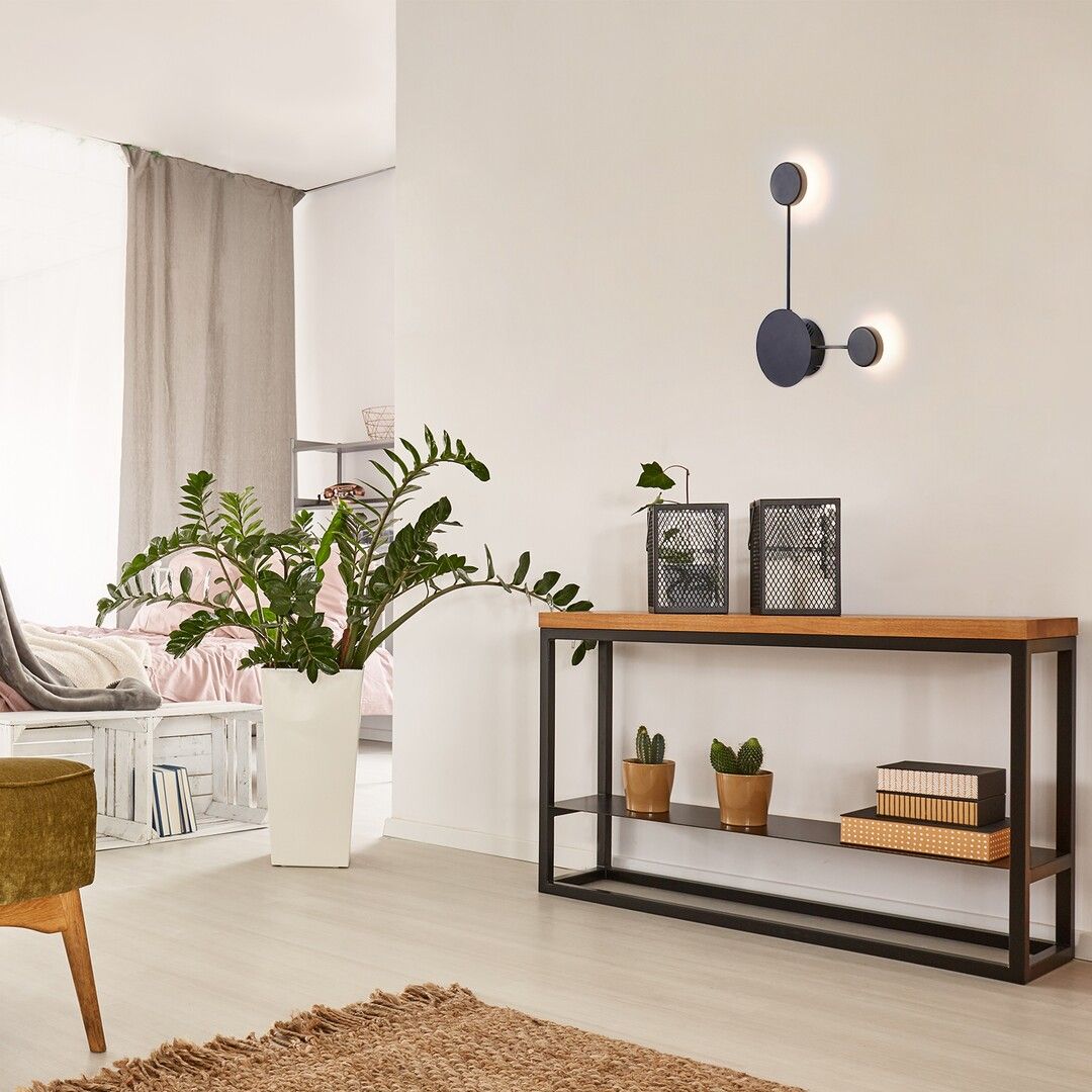 Rabalux Amadeo kinkiet 2x3,5 W czarny 6258 - Wysyłka w 24h