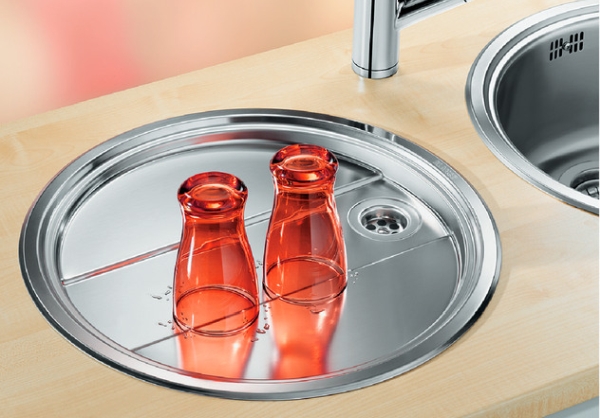 Blanco Rondoset zlewozmywak stalowy 46 cm stal szczotkowana 513310