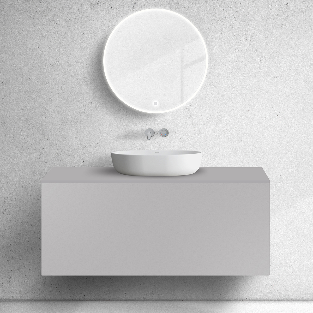 Oltens Lun szafka podumywalkowa 120 cm kaszmir 60035900