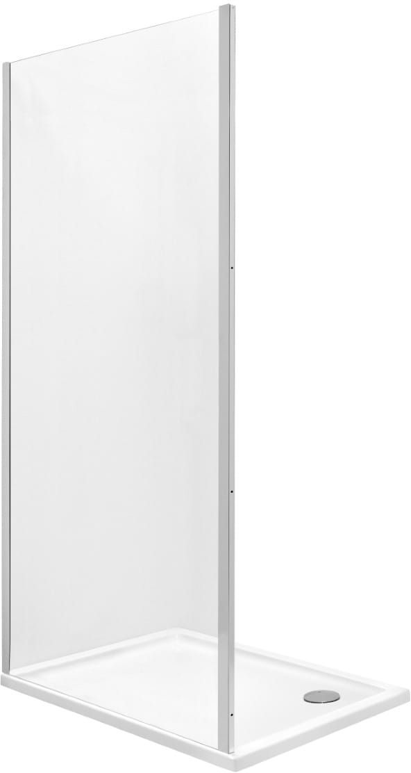 Roca Town-N ścianka prysznicowa 90 cm boczna chrom/szkło przezroczyste AMP2309012M