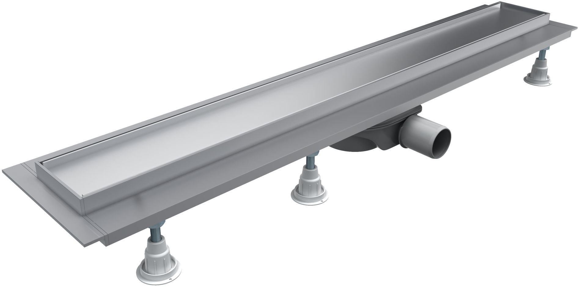 Schedpol Base-Low odpływ liniowy 60 cm z rusztem do zabudowy OLP60/ST-LOW - Wysyłka w 24h