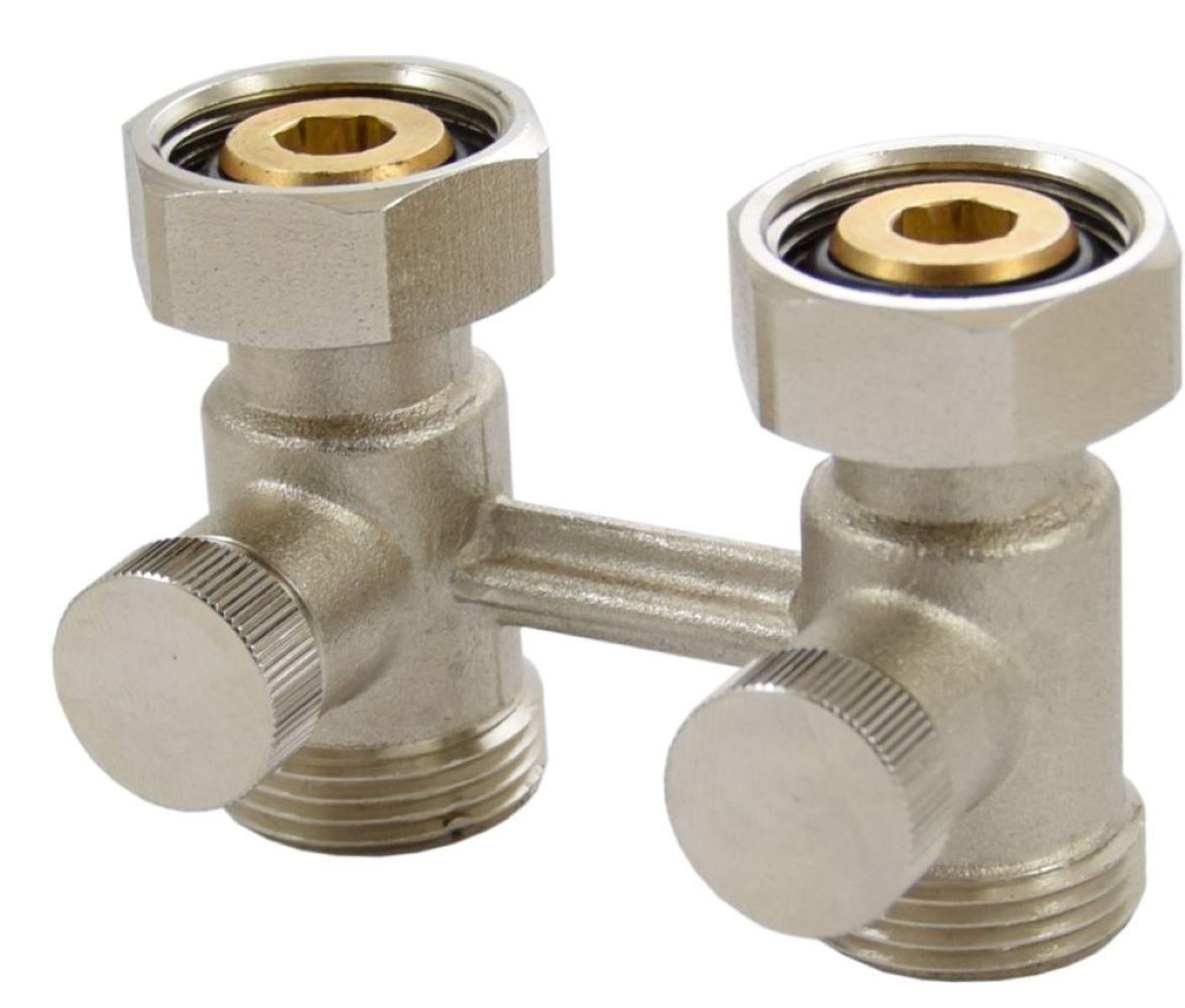 Schlosser Standard zawór grzejnikowy nikiel 600700003