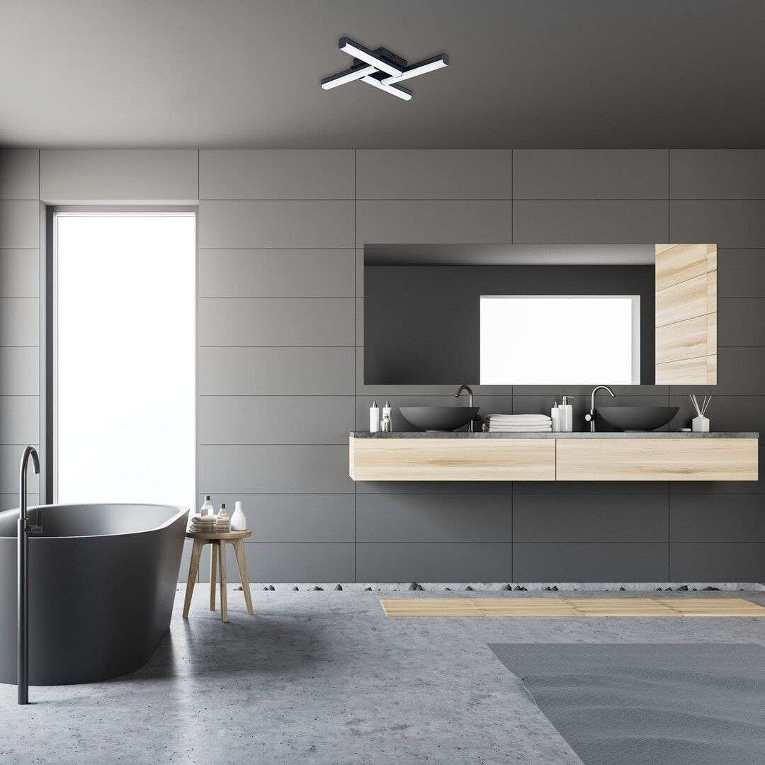 Rabalux Evan lampa podsufitowa 1x18W LED czarny mat/biały 2168 - Wysyłka w 24h