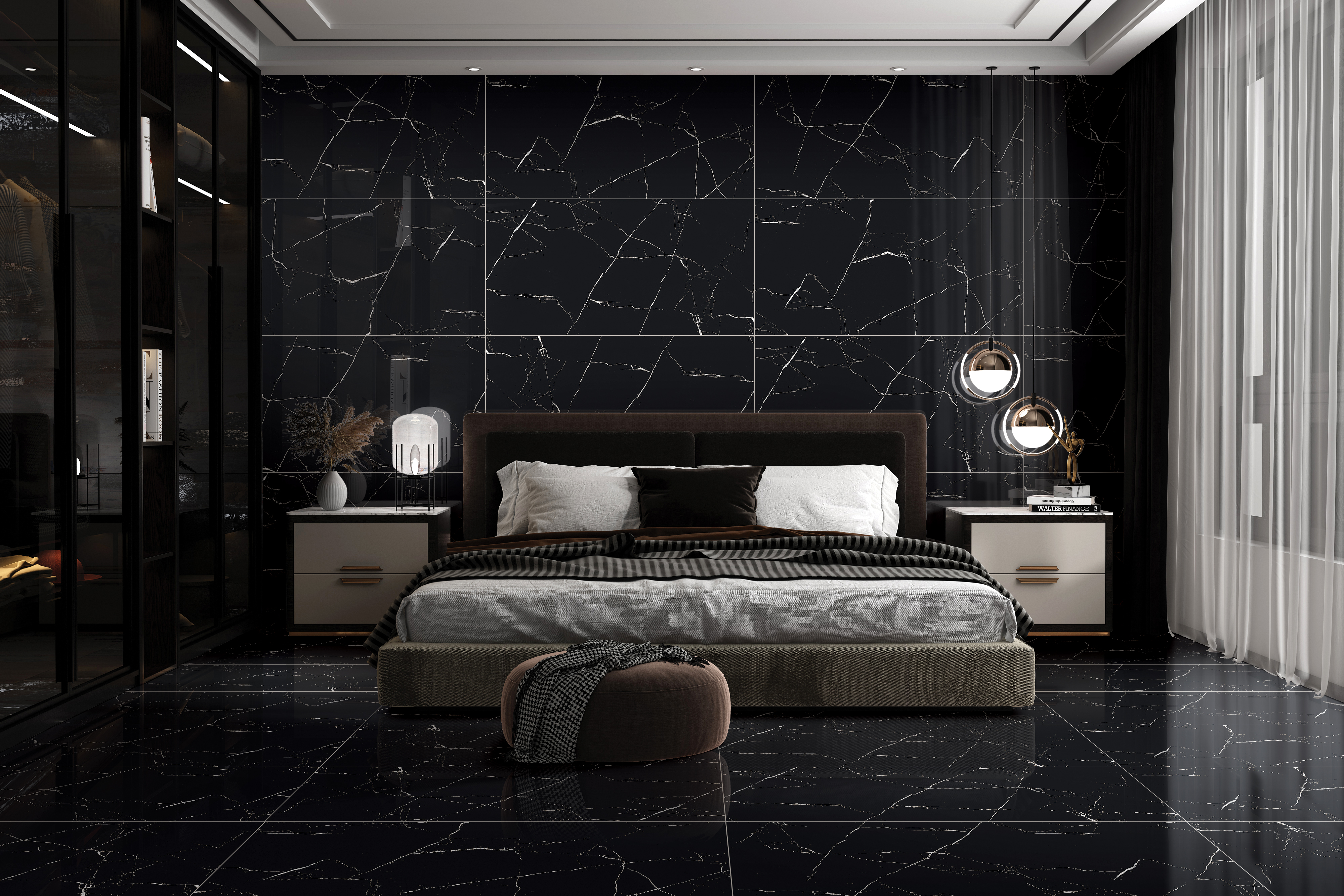 Egen Alaska Black płytka ścienno-podłogowa 60x120 cm