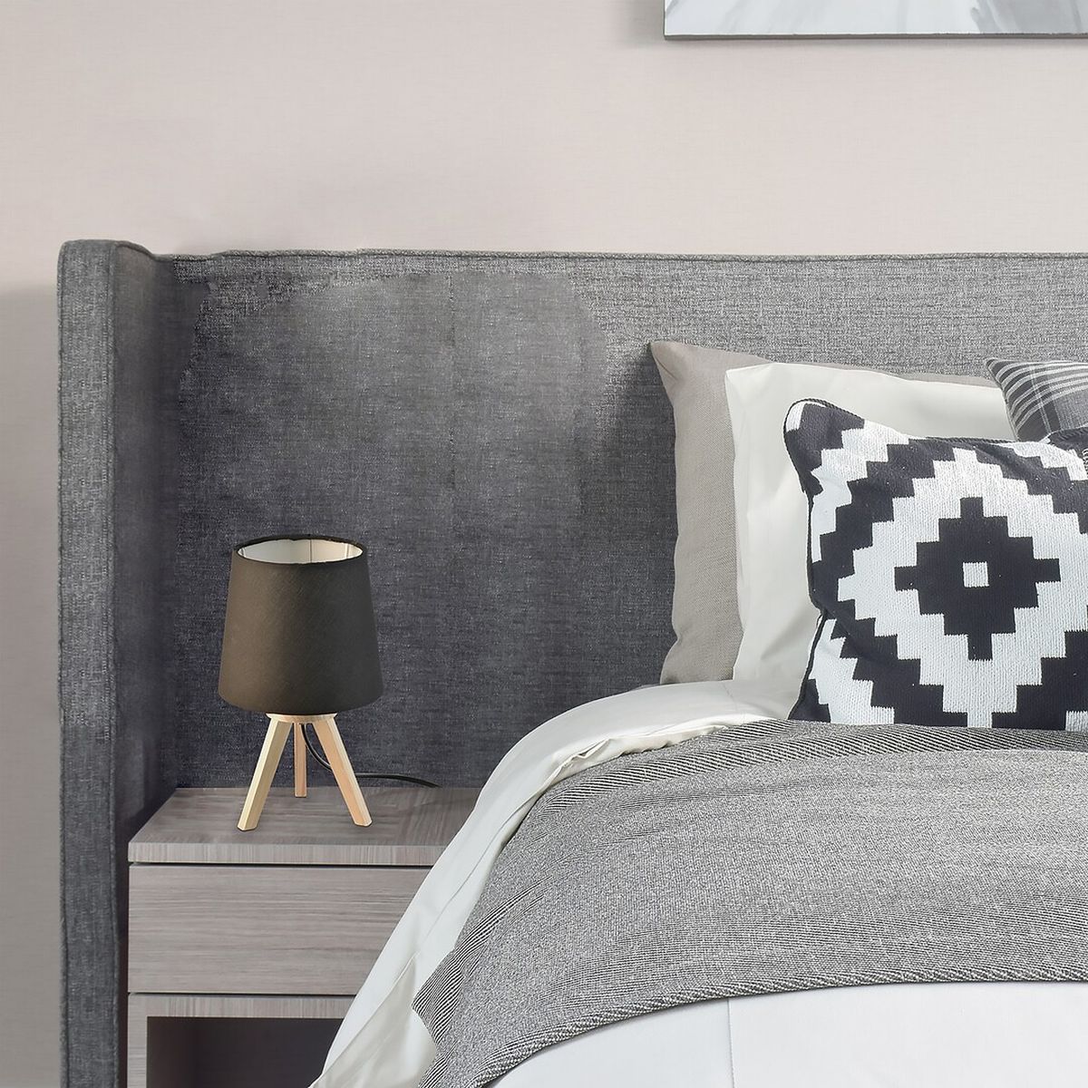 Rabalux Lychee lampa stołowa 1x25W czarny/buk 2069 - Wysyłka w 24h