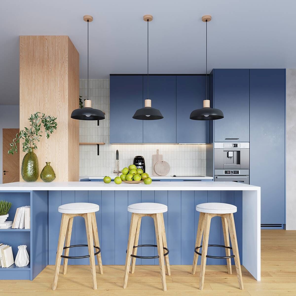 Sollux Lighting Fano lampa wisząca 1x15 W czarna-drewno SL.1322