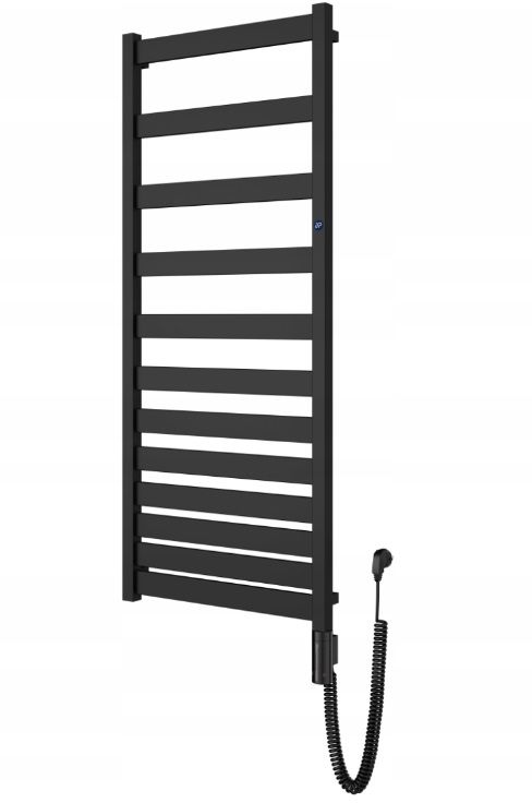 Instal Projekt Bionic Electro grzejnik elektryczny 120,3x40 cm czarny mat BELE-40/120C31+GH-04C2