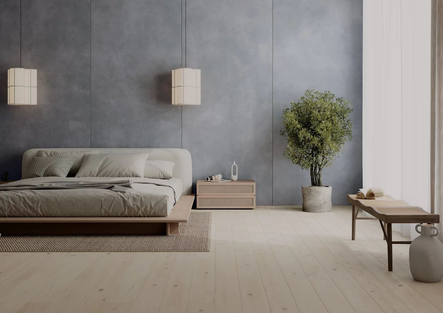 Paradyż Architeq Graphite płytka ścienno-podłogowa 59,8x59,8 cm szara