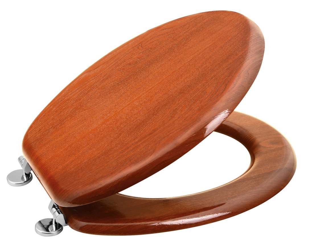 Aqualine deska sedesowa brązowa/wiśnia 1705-12