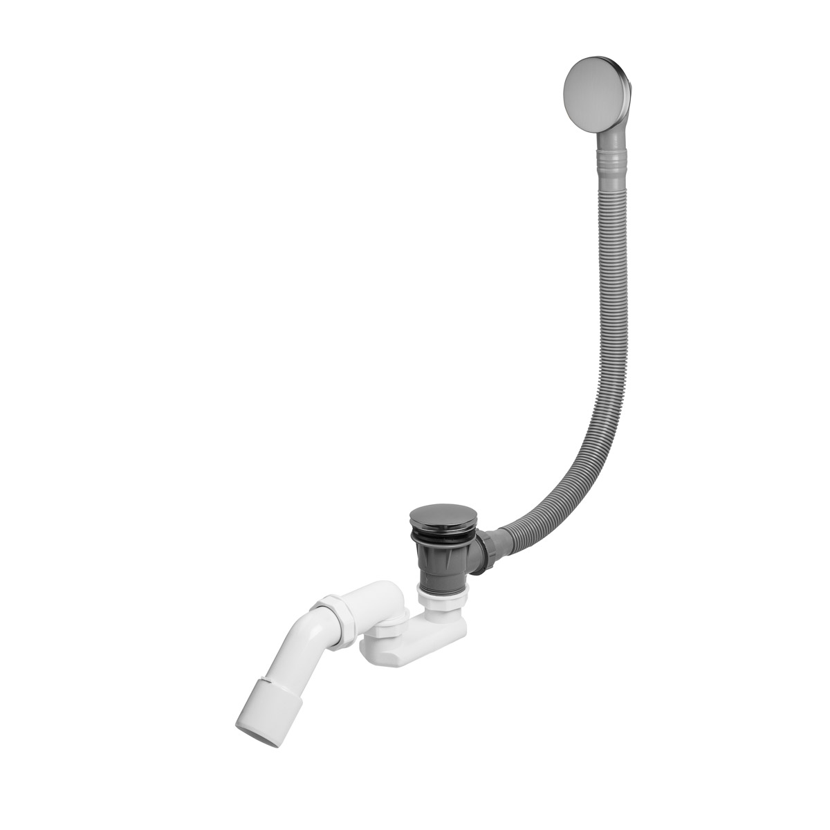 Oltens Fusa syfon wannowy klik-klak grafit 03002400 - Wysyłka w 24h