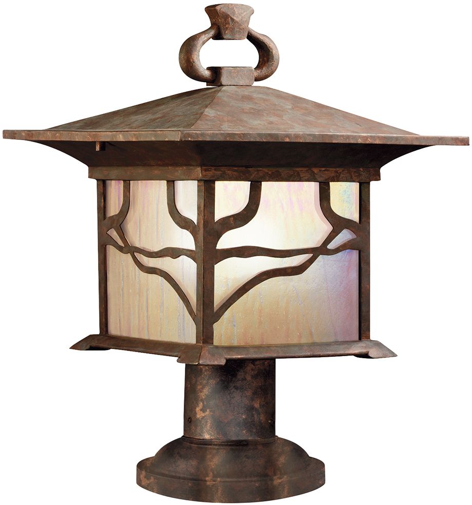 Quintiesse Morris lampa stojąca zewnętrzna 1x60 W postarzana miedź QN-MORRIS3