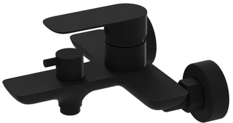 LaVita Spark bateria wannowo-prysznicowa ścienna czarna