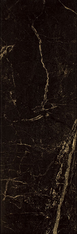 Paradyż Golden Hills dekor ścienny 29,8x89,8 cm inserto szklany grafitowy