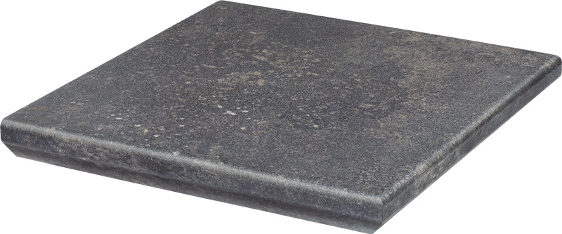 Paradyż Viano stopnica 33x33 cm STR narożna kapinos antracytowy mat
