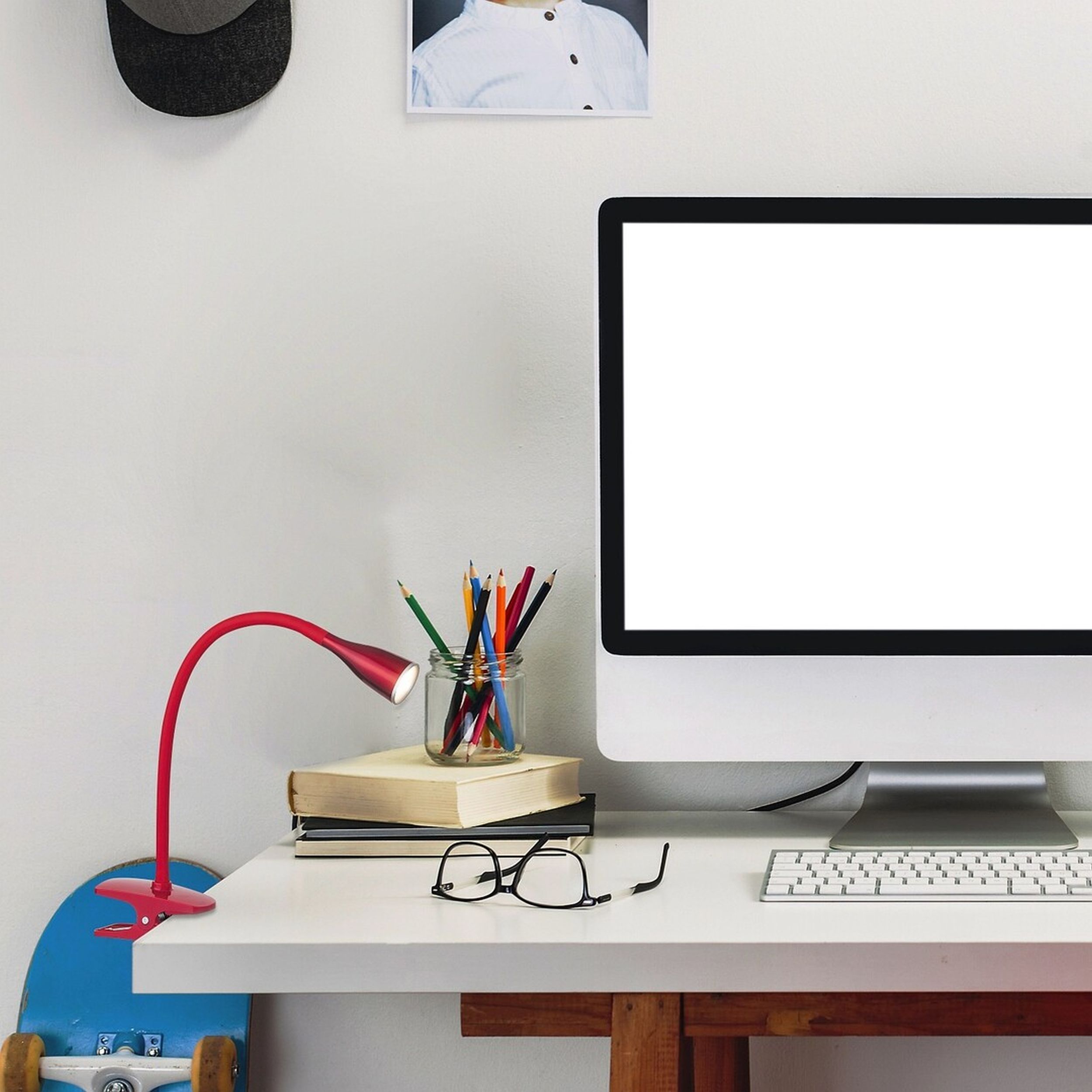 Rabalux Jeff lampa biurkowa 1x4,5W LED bordowy 4198